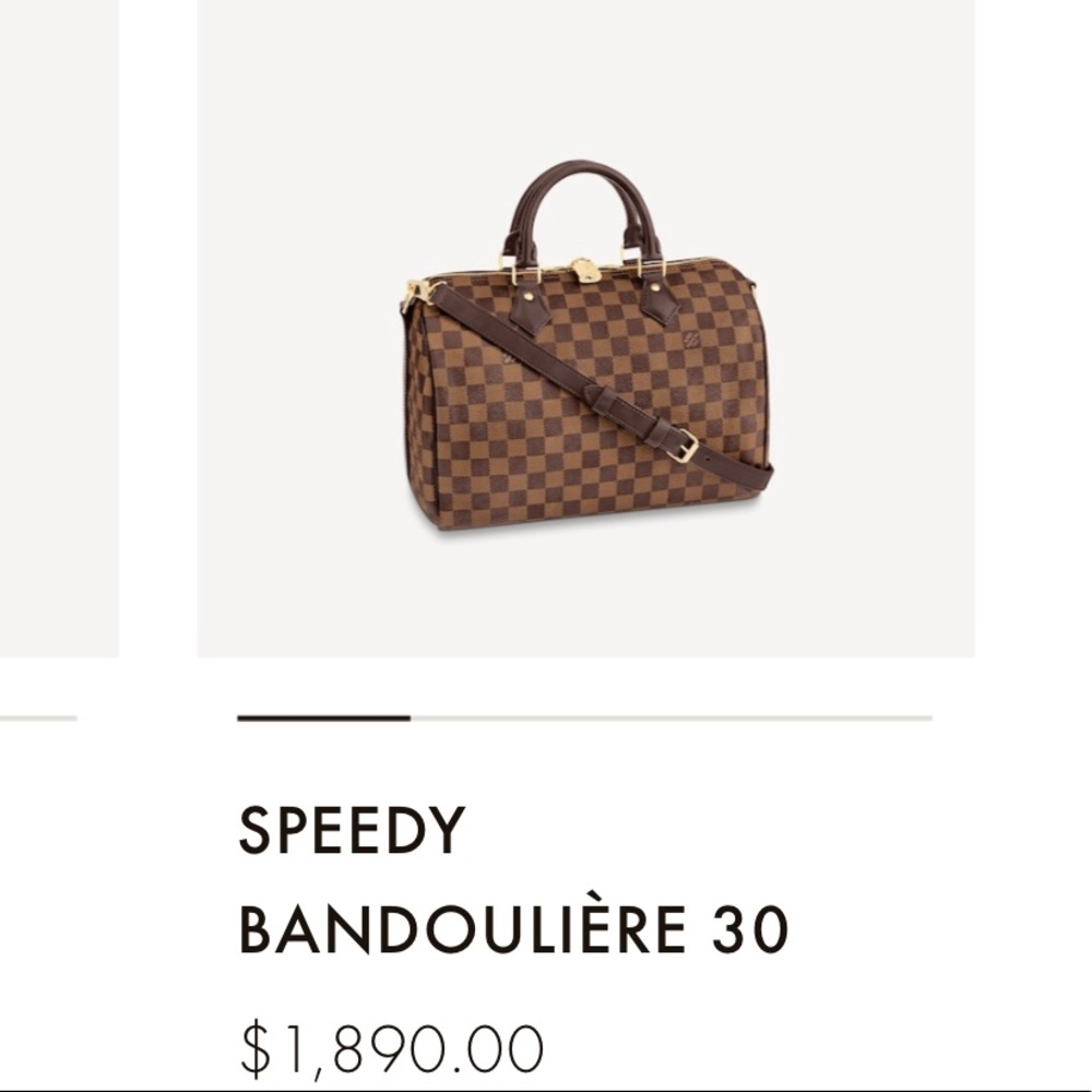 Louis Vuitton Speedy 30 Bandouliere Damier - Picture 7 of 7
